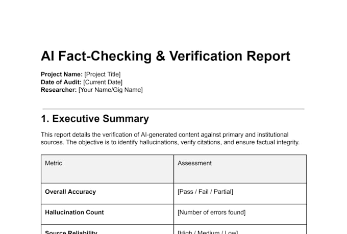 factcheck ai generated content for accuracy and hallucinations